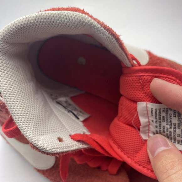 Nike Blazer Mid, Orange Suede Shoes Sneakers, Women’s 5.5 (518171-801) - Picture 13 of 14